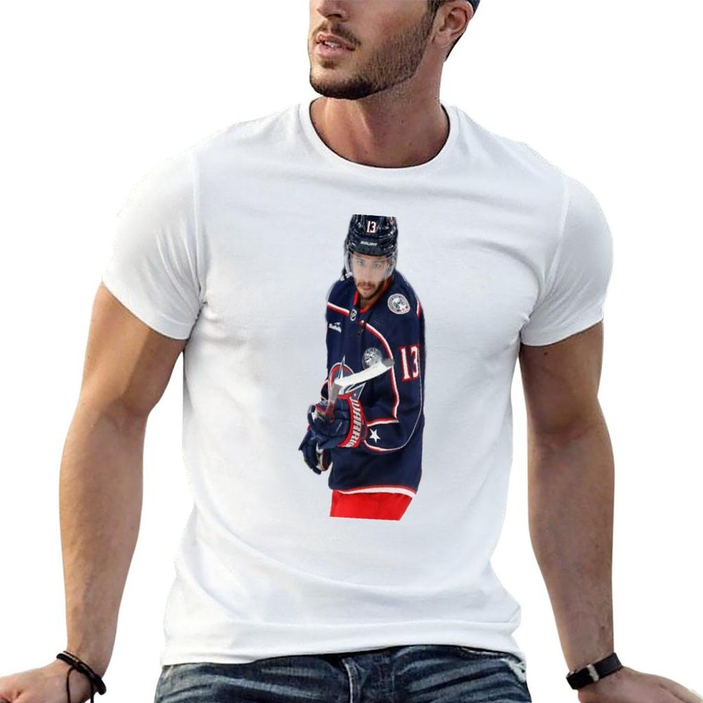 johnny gaudreau TShirt Daily Casual Short Sleeve Tee Shirt