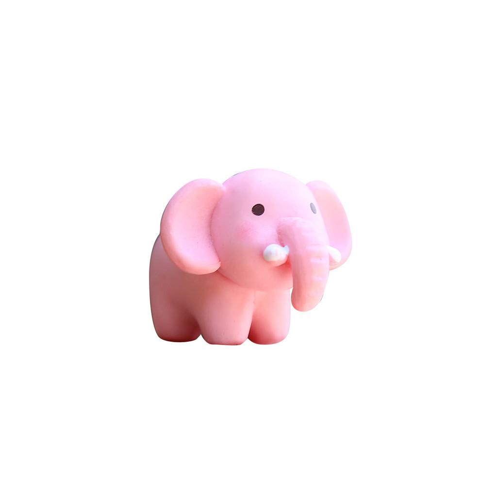 Elephant Miniature Animal Model Pvc Toy For Kids Sensory Play And Home Decor