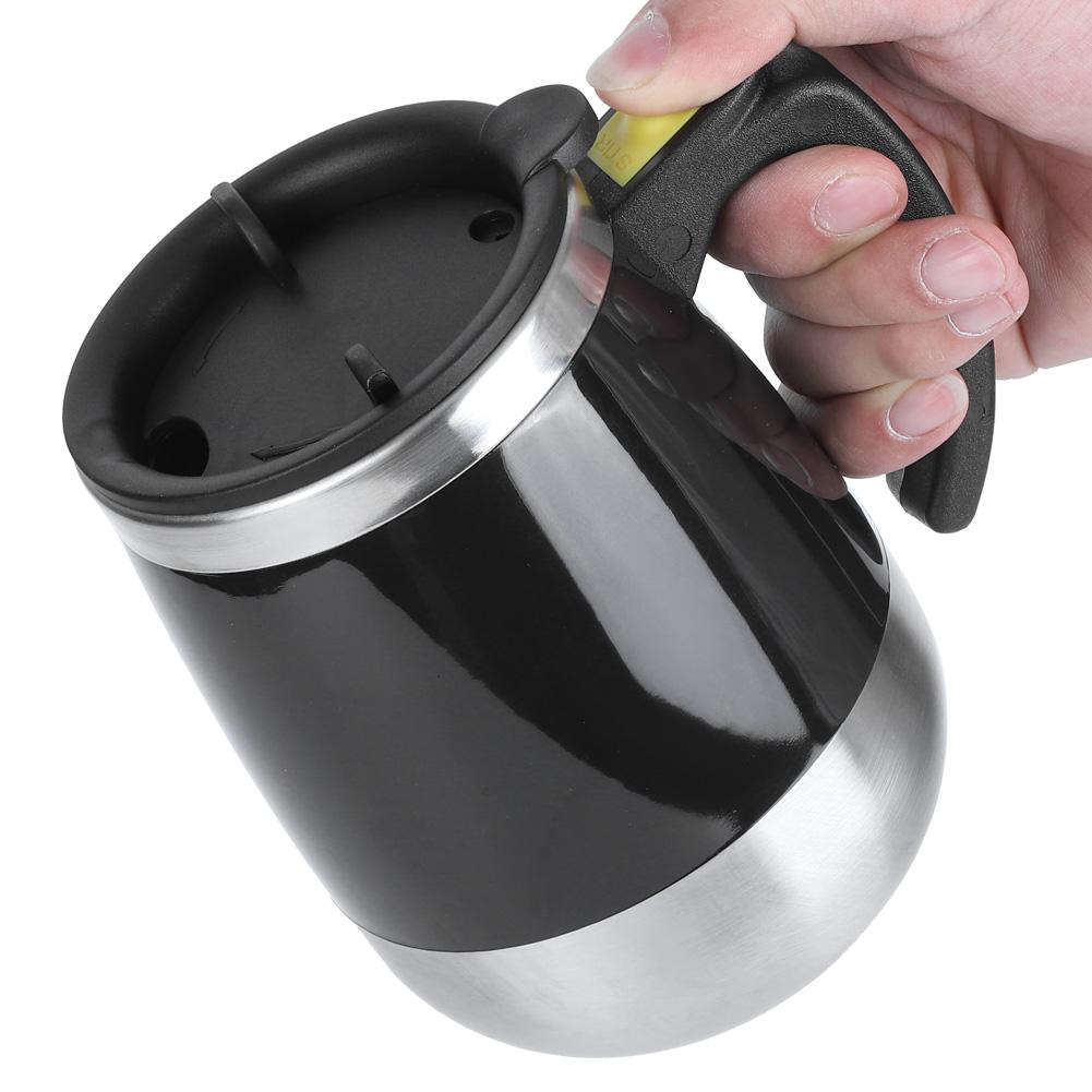 Edelstahl Automatischer Mischbecher Tragbarer Elektrischer Selbstmischender Milchkaffeebecher für Zuhause Büro