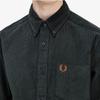 Fred Perry Corduroy Shirt Night Green Afpm2438726 Q20