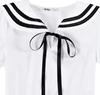 Weileenice Size Navy Perfect for Piano and School Entrance Cute White Formal Dress for Girls Children's Dress, 100, Girls' Dress, White, Weddings,