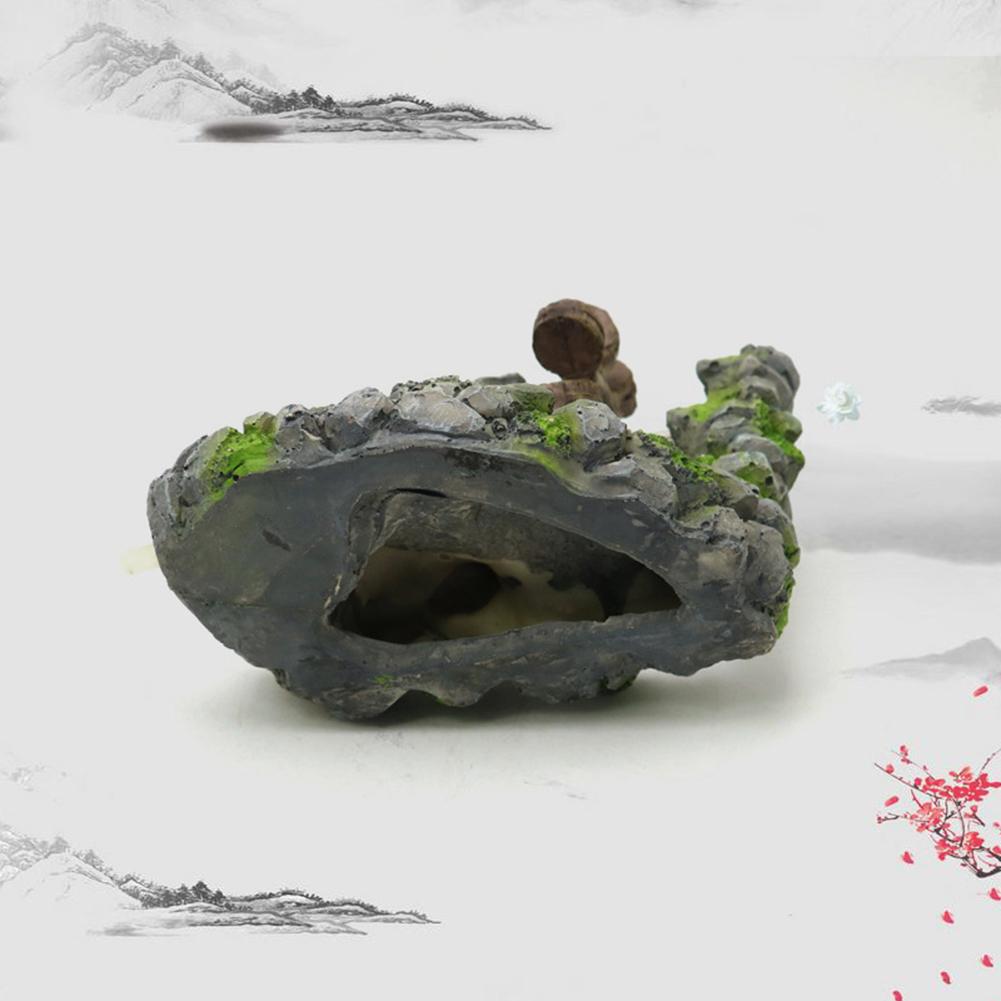 Oxygenation Ornament Wind Wheel Waterwheel Aquarium Handicraft Simulation  Flowing Ornament