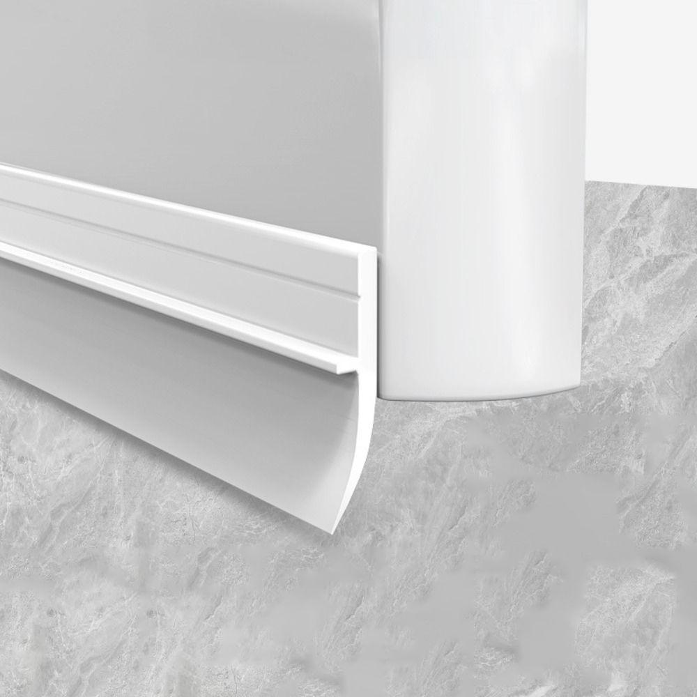 Self-Adhesive Door Bottom Seal Solid Color Storm Plug Door Foldable Waterproof Seal Strip  Kitchen