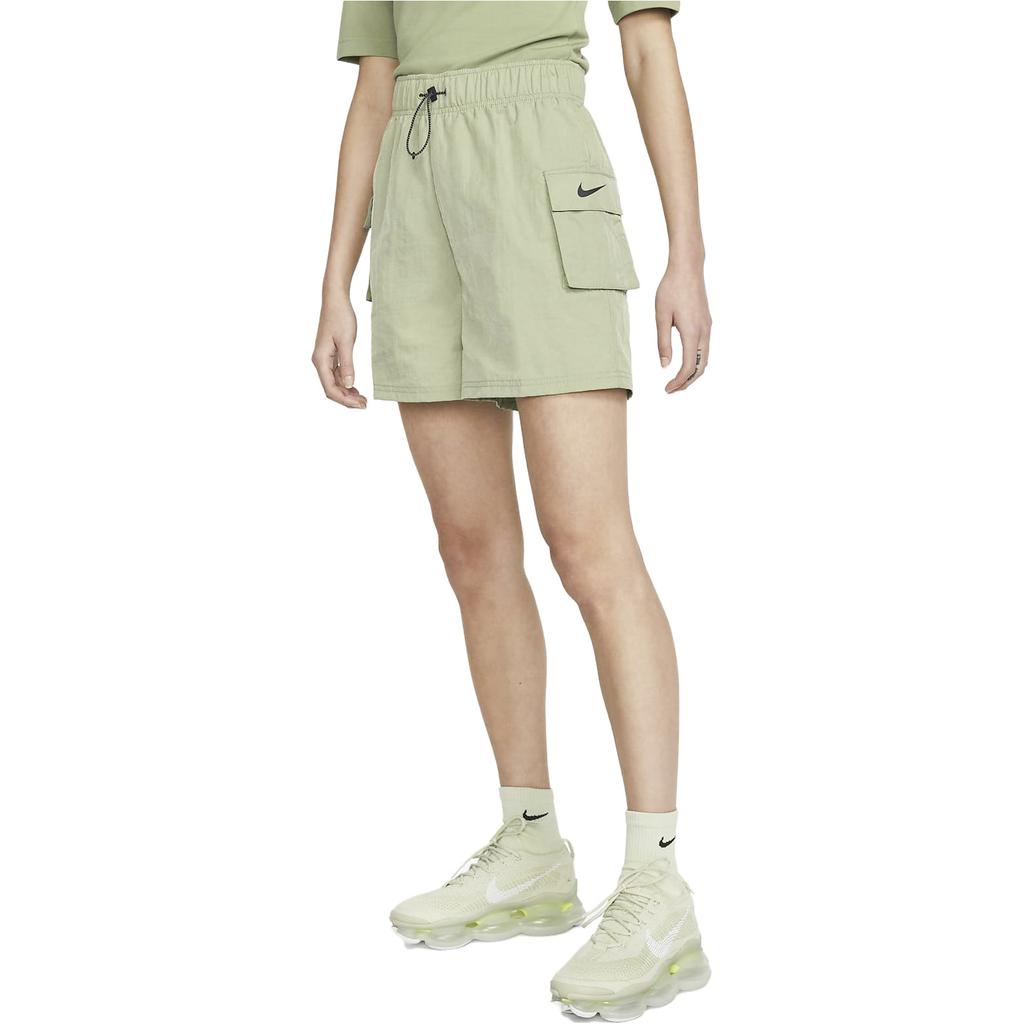 New Nike Sportswear Essentials Series Casual Shorts Women's Oil Green DM6248-386