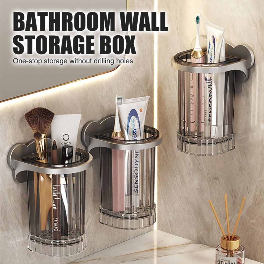 Draining Chopstick Spoon Holder Bathroom Shelves  for Electric Toothbrush Toothpaste Razor