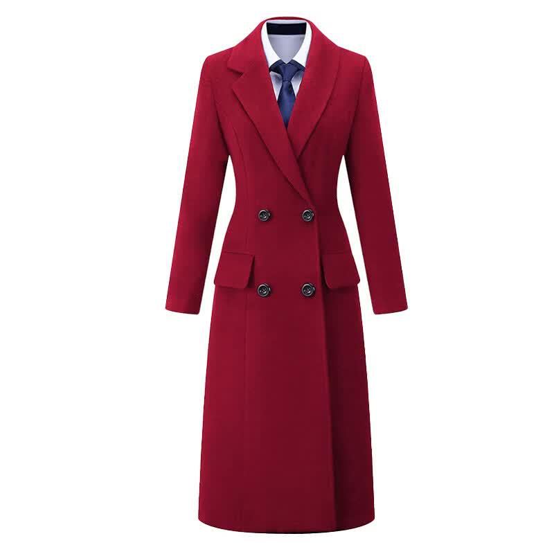 Taluoman Women s Professional Wool Blend Padded Coat One Size