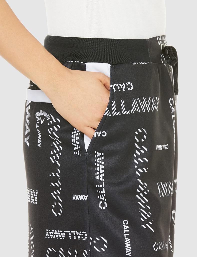 Callaway Women's Cardboard Knit Skirt with All-Over Logo Print / Golf / C22128205 1010_Black SS