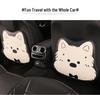 West Highland Cartoon Ladies Car Seat Cushion for Volkswagen Golf, Sagitar, Tayron, and T-Roc - All Seasons.