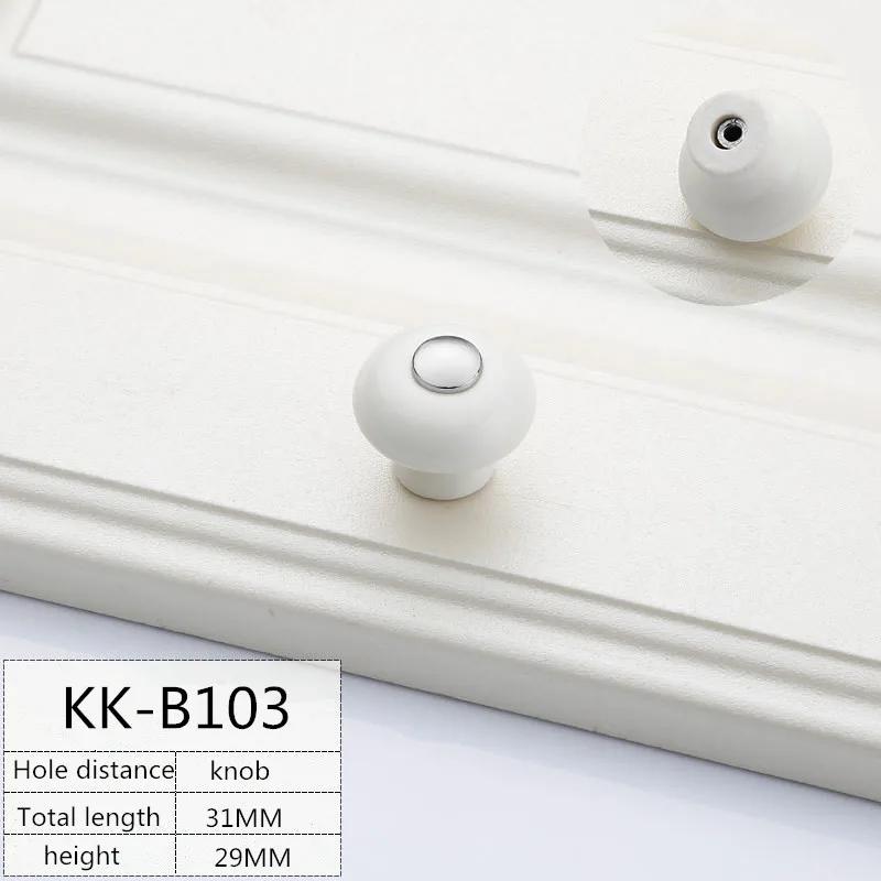 1 Stück Weiße Keramik Türgriffe Moderne Möbelknöpfe Zinklegierung Keramik Griffe Küchenschränke Schranktür Schubladengriff