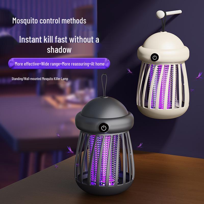 USB Rechargeable Electric Mosquito Trap Lamp - Safe for Indoor Use, Pregnant Women, and Children.