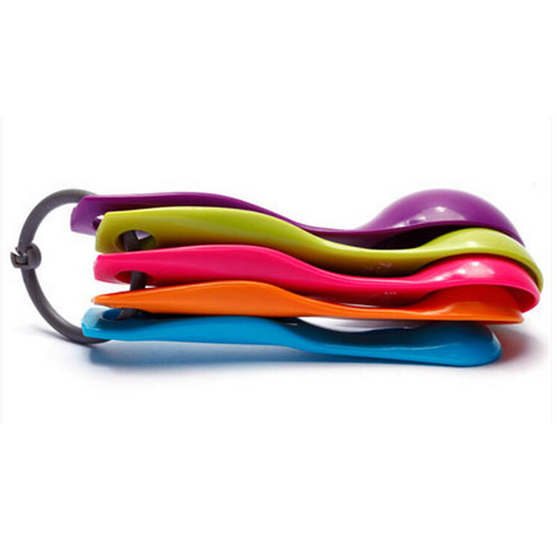 Colourworks 5-teiliges Küchen-Messlöffel-Löffel-Becher-Backutensilien-Set