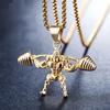 Fitness Culturism Haltere Colier pandantiv cu bară Accesoriu pentru bijuterii