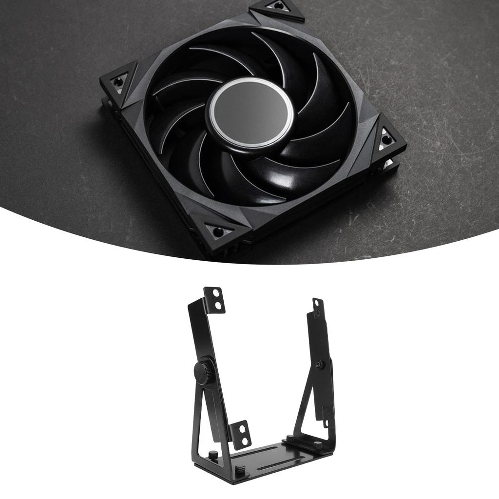 360 Degree Pivoting Multi Purpose Fan Mount Desk Fan Stand Mount for 120mm 140mm PC Computer Fans