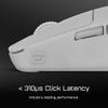 Endgame Gear OP1w 4K Wireless Gaming 4000Hz Polling Kailh GX PixArt PAW3395 White Frost Mouse, Rate, Switches, Sensor, (EGG-OP1W4K-WF)