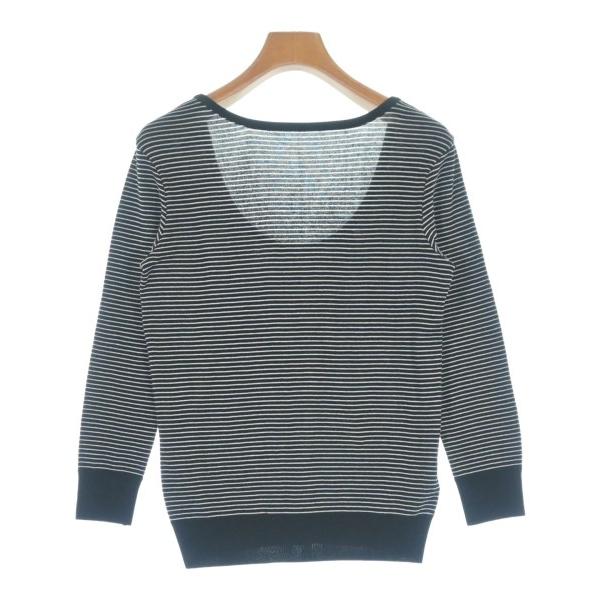 IENA Knit Sweater Women s F Black x White (Border) [Used] [Secondhand]