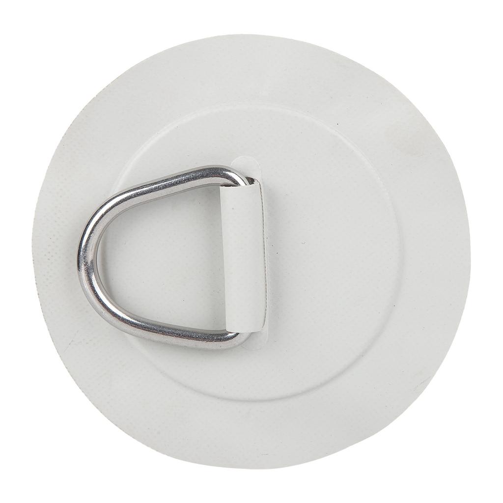 6in D Ring Pad Patch PVC Stainless Steel for Inflatable Boat Raft Kayak Canoe Surfboard