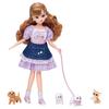 Takara Tomy Hunde und Katzen WG DX Rollenspielzeug für Kinder ab 3 Jahren Licca-chan Anziehpuppe