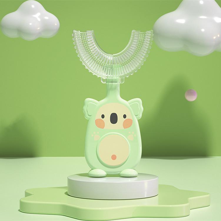 1pc Baby Toothbrush 360 Degree Child Toothbrush Teethers Soft Food Grade Silicone Baby Dental Care Training Toothbrush