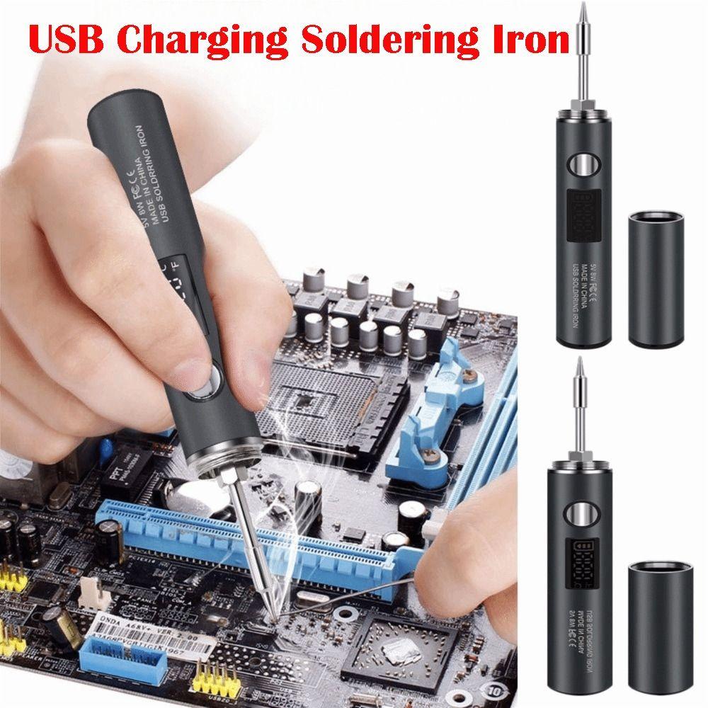 8-10W Power TYPE-C Soldering Iron Rechargeable Soldering Iron  Electronic Repair Welding Tools