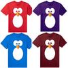 Funny Penguin Face Design or Easy Costume Black Penguin TShirt Unisex Summer Streetwear Tops Harajuku Cotton Camisas