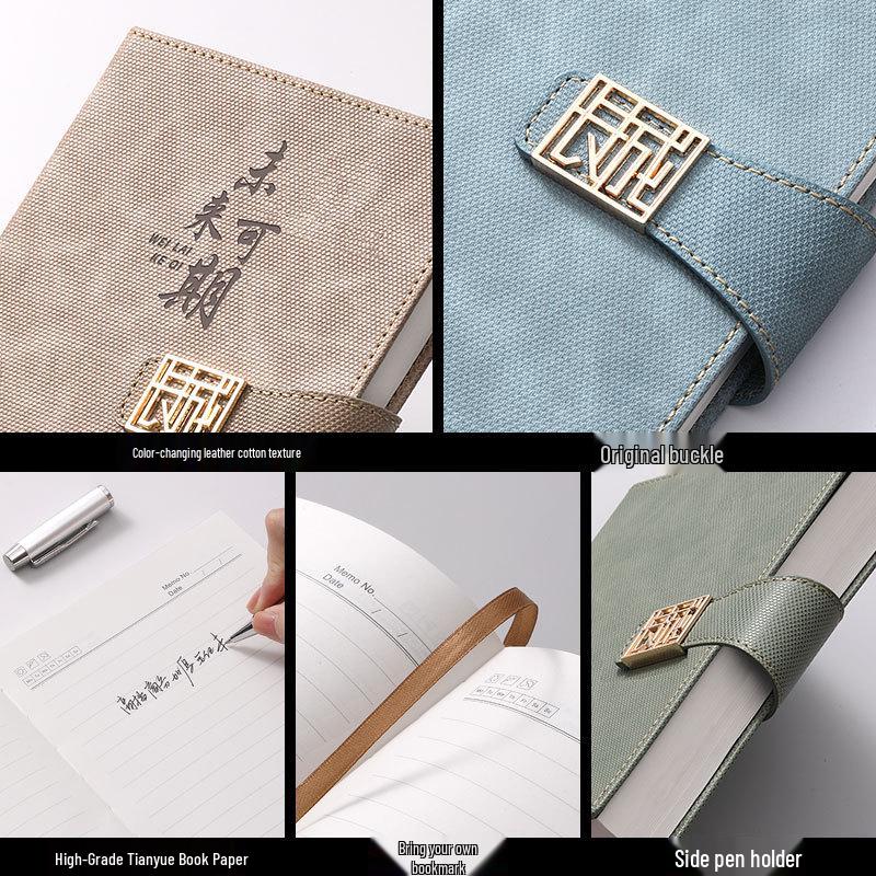 Custom Logo A5 Business Office Notebook Gift Set with 2025 Diary