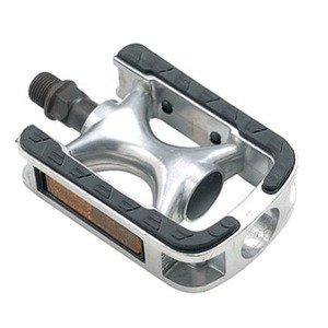 

WELLGO Aluminum Pedals with Anti-Slip Handlebars, Silver, 454g, for ATB/MTB/City Riding, LU-975