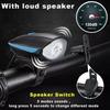 Bicycle Light with Horn USB Rechargeable LED Waterproof MTB Bike Dark Night Outdoor Riding Headlight and Rear Bike Light Set