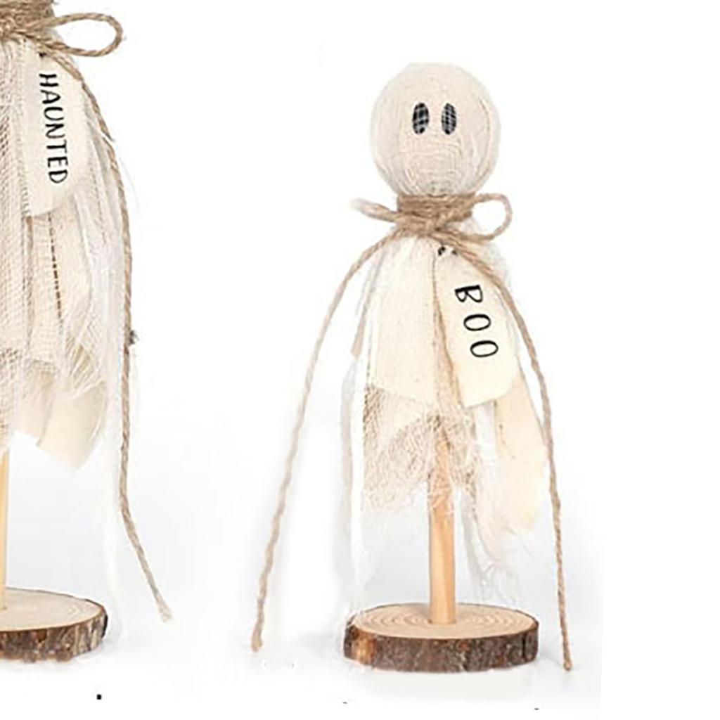 Geist Holzständer Handwerk Heimambiente Ornamente Gruselige Holzdeko für Indoor-Einkaufszentrum