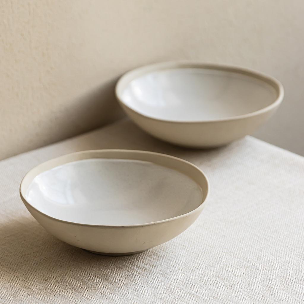 Japanese-Style Simple Style Ceramic Open Bowl Home Restaurant Commercial Tableware Ramen Bowl Vegetable Bowl Salad Bowl