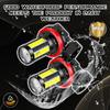 2PCS H11/H8 LED Fog Light Bulbs, Car LED Fog Lamp 12V 6500K Anti-fog 360 Degree Bright Headlights 5730-33SMD Power LED Bulbs Universal for Car,