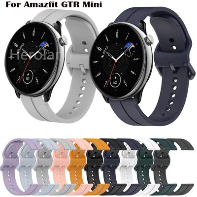 22mm 20mm Řemínek na hodinky pro Huami Amazfit GTR Mini Řemínek Náramek Silikonový Náramek pro Amazfit gts 4 mini Bip 3 Řemínek na hodinky