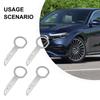 5 5 5 5 5 5 5 5 5 5 Metal Car Radio Removal Tool Release Keys Extraction Kit For Ford For Mercedes Car Radio Removal Tool