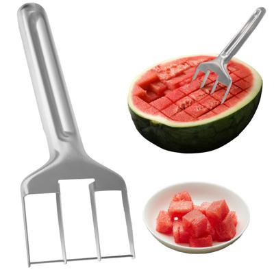 Taglia Anguria Strumento Efficiente Affettatrice in Acciaio Inossidabile per Anguria Mango Melone Cantalupo Cucina Portatile