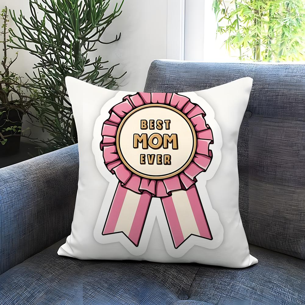 Holiday Mothers Day Cushion Cover Comfortable Reversible Pillow Cover Ideal for Car Sofa Bedroom Beyond