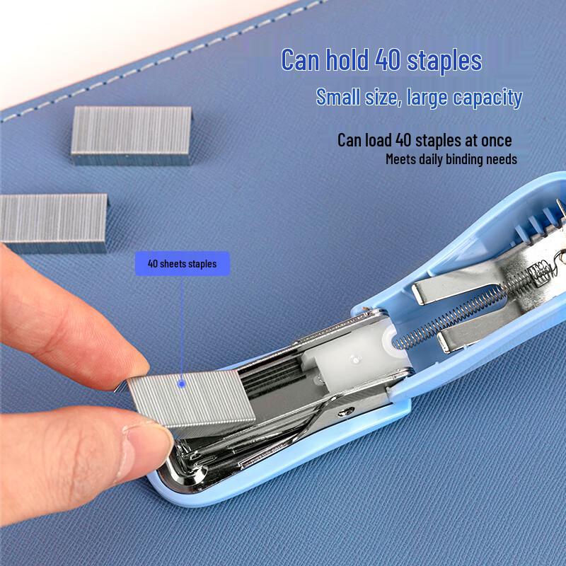 Deli 0255 Mini Portable Stapler Set