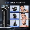 Electric Shavers,  Waterproof Wet/Dry  Shaver, Smart LED Display & All-in-One Char