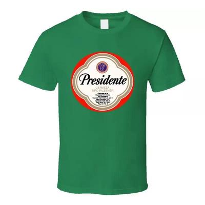 Presidente Beer Retro Brewery Logo T Shirt For Friend All Size S 4xl