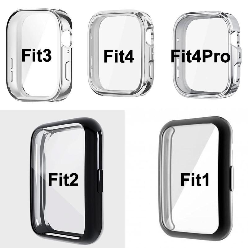 Metallarmband für Huawei Watch Fit 1/2/3/4 Band mit TPU-Hülle Displayschutzfolie Weiche Folie Milanaise Magnetschließe Uhrenarmband Armband