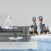 Creative Abstract Elephant Thinker Statue Modern Resin Figurine Sculpture Unique Decorative Ornament