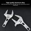 Large-opening Adjustable Wrench Multifunctional Plumbing Wrench Universal Pipe Wrench  Nut Removal