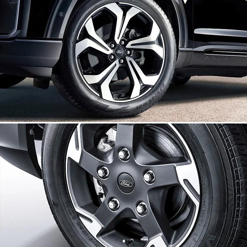 Car Sticker Hot For Ford New 4pcs 54mm Wheel Center Cap Logo Hub Cover Badge Emblem For Ford Focus Mk2 Mk3 Fiesta Ranger Mondeo
