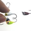 6 sztuk/zestaw Winter Ice jig Fishing Lure 1.8cm 2.3g Mini metalowy ołowiany haczyk na główkę przynęty Jigging