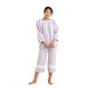 Seap Length Pajama Set and 508 Women's 3/4 (Pants Top) - (Purple)