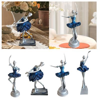 Ballerina Dancer Statue Figure Sculpture Creative Resin Ballet Girl Figurine