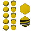 Colorful Rainbow Sponge Balls for Golf Swing Training (10pc Set)