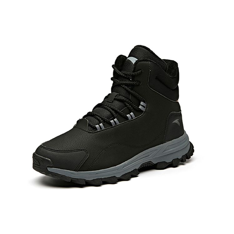 Anta High-Top Outdoor Hiking Shoes Women Footwear Gray Black 12948960-1