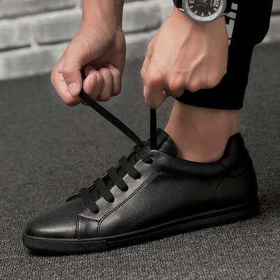 Neue Herren Freizeitschuhe Herren Sneaker Weiches Leder Herrenschuhe Mode Herren Weiße Schuhe Skateschuhe Herren Bequeme Hip Hop Schuhe