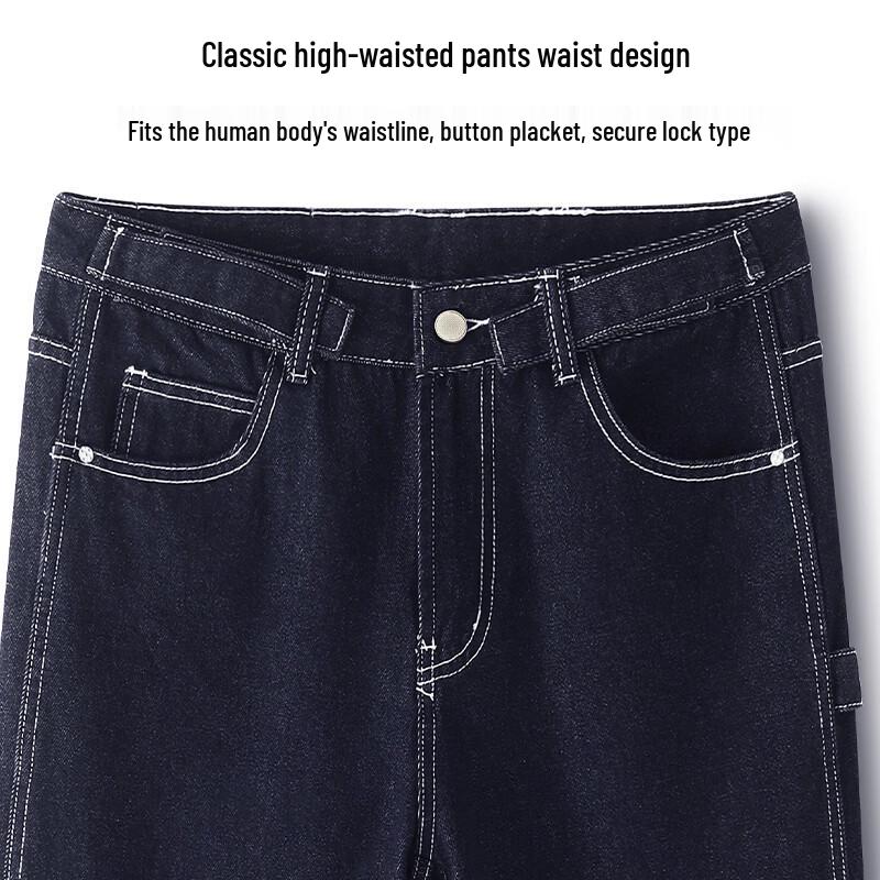 Mark Fairwhale Men's American Workwear Straight-Leg Loose Jeans