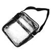 Clr Shoulder Bag Fashion Lightweight Large Capacity PVC Transparent Shoulder Bag for Travel Concerts Sports Events