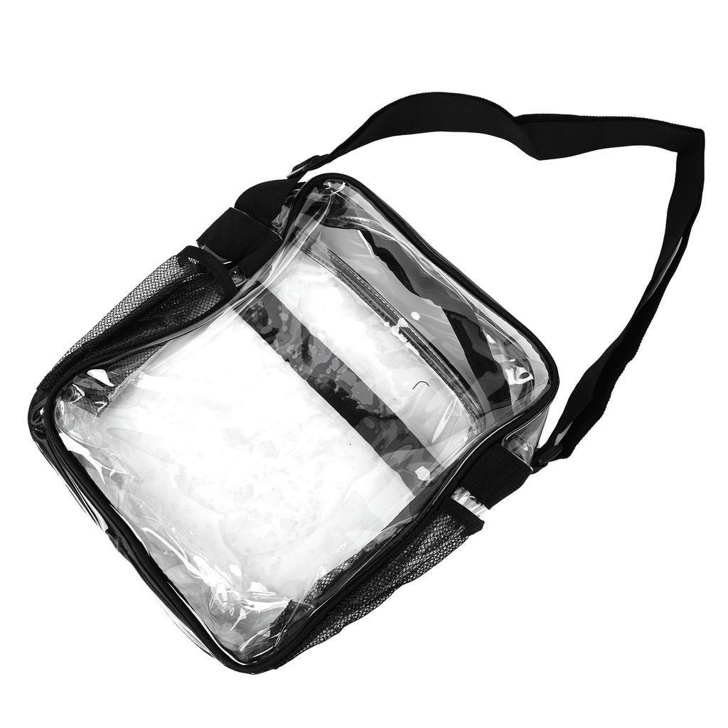 Clr Shoulder Bag Fashion Lightweight Large Capacity PVC Transparent Shoulder Bag for Travel Concerts Sports Events